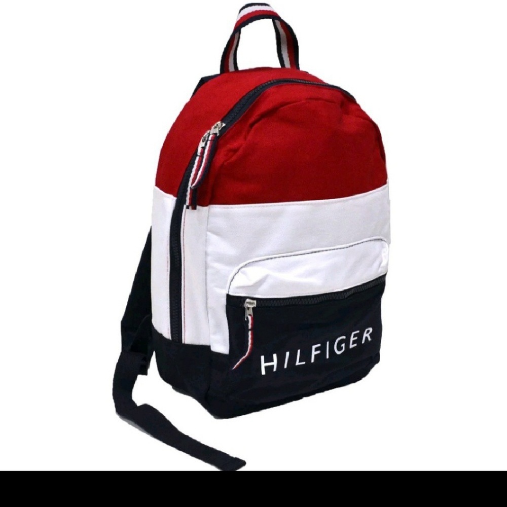 NWT!! Tommy Hilfiger Canvas Flag Unisex Backpack